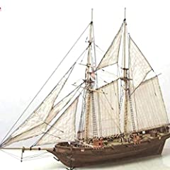 Wooden Sailboat Ship Kit Home DIY Model, Classical for sale  Delivered anywhere in UK