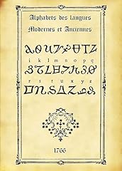Alphabets langues modernes d'occasion  Livré partout en Belgiqu