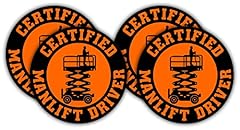 Certified manlift driver for sale  Delivered anywhere in USA 