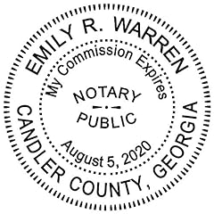 Round notary stamp for sale  Delivered anywhere in USA 