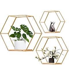 Wall mounted hexagonal for sale  Delivered anywhere in USA 