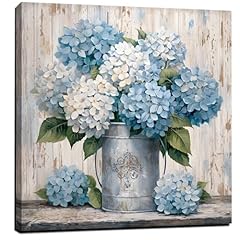 Blue hydrangea wall for sale  Delivered anywhere in USA 