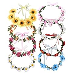 Pack flower crown for sale  Delivered anywhere in UK