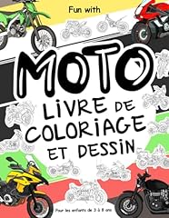 Moto livre coloriage d'occasion  Livré partout en France