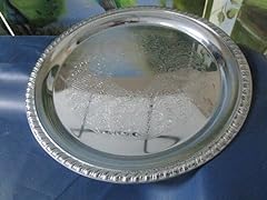 Irvinwate round silverplate for sale  Delivered anywhere in USA 