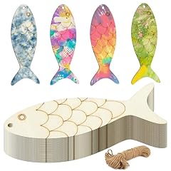 30pcs wooden fish for sale  Delivered anywhere in USA 