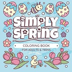 Simply spring coloring for sale  Delivered anywhere in UK