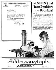Addressograph 1919 namerican for sale  Delivered anywhere in USA 