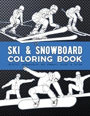 Ski snowboard coloring for sale  Delivered anywhere in UK
