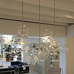 Lampadario moderno bolle usato  Spedito ovunque in Italia 