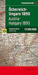 Austria-Hungay 1:1.500.000: Monarchiekarte: MON 1890 usato  Spedito ovunque in Italia 