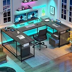 Yitahome shaped desk for sale  Delivered anywhere in USA 