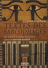 Textes sarcophages moyen d'occasion  Livré partout en France