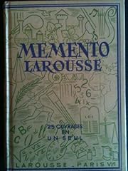 Mémento larousse. encyclopéd d'occasion  Livré partout en France