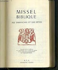 Missel biblique dimanches d'occasion  Livré partout en France