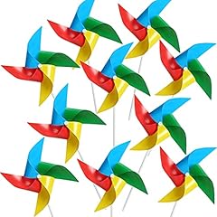 10pcs plastic pinwheel for sale  Delivered anywhere in UK
