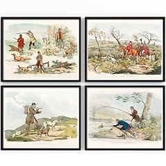 Vintage hunting art for sale  Delivered anywhere in USA 