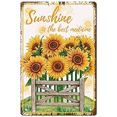 Creatcabin sunflower tin for sale  Delivered anywhere in UK