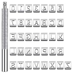 36 Pcs Leather Stamping Tool Set 0.24 Inch Number Alphabet for sale  Delivered anywhere in USA 