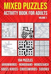 Puzzle book adults for sale  Delivered anywhere in UK