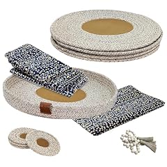 Flelamo round placemats for sale  Delivered anywhere in USA 