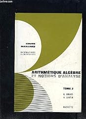 Cours maillard mathematiques d'occasion  Livré partout en France