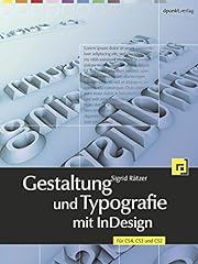 Gestaltung typografie indesign gebraucht kaufen  Wird an jeden Ort in Deutschland