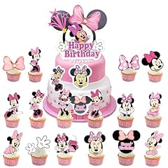 Minnie decorazioni torta usato  Spedito ovunque in Italia 