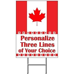 Canada yard sign for sale  Delivered anywhere in USA 