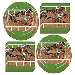 Horse Racing Derby Paper Dinner Plates and Luncheon for sale  Delivered anywhere in Canada