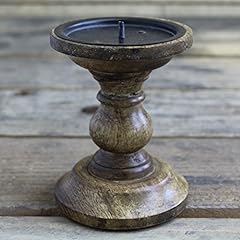 Traditional wooden candlestick for sale  Delivered anywhere in UK