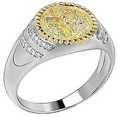 Men's Christian Ring - Solid 925 Sterling Silver & for sale  Delivered anywhere in USA 