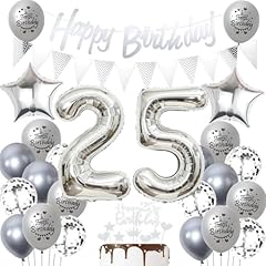 Ballons argent anniversaire d'occasion  Livré partout en France