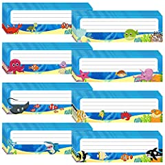 40 Pieces Sea Themed Flat Name Plates Sea Life Colorful for sale  Delivered anywhere in USA 
