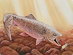 Brown trout metal for sale  Delivered anywhere in USA 