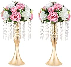Gold vases wedding for sale  Delivered anywhere in UK