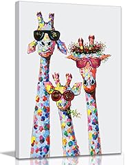 Giraffe family canvas for sale  Delivered anywhere in USA 