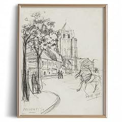 Town drawing etching for sale  Delivered anywhere in USA 