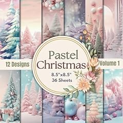 Pastel christmas scrapbook for sale  Delivered anywhere in UK