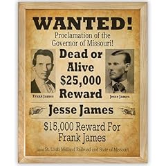 Jesse james wanted for sale  Delivered anywhere in USA 
