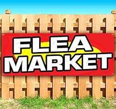 Flea market banner for sale  Delivered anywhere in USA 