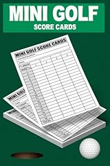 Mini golf scorecards for sale  Delivered anywhere in UK