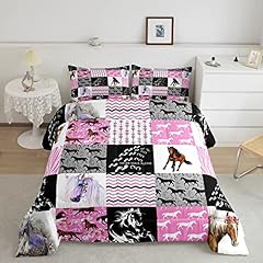 Pink horse bedding for sale  Delivered anywhere in USA 