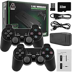 Retro Game Console with Dual Wireless Controllers Plug for sale  Delivered anywhere in UK