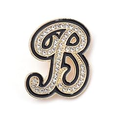 Letter brooches pins for sale  Delivered anywhere in USA 