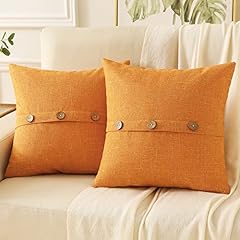 Haussy orange linen for sale  Delivered anywhere in USA 