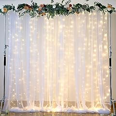 White tulle backdrop for sale  Delivered anywhere in UK