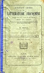 Morceaux choisis litterature d'occasion  Livré partout en France