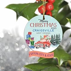 Merry christmas ornament for sale  Delivered anywhere in USA 