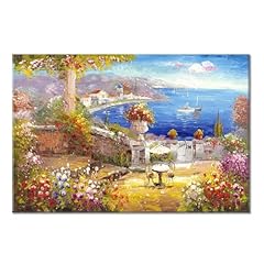 Mediterranean canvas wall for sale  Delivered anywhere in USA 